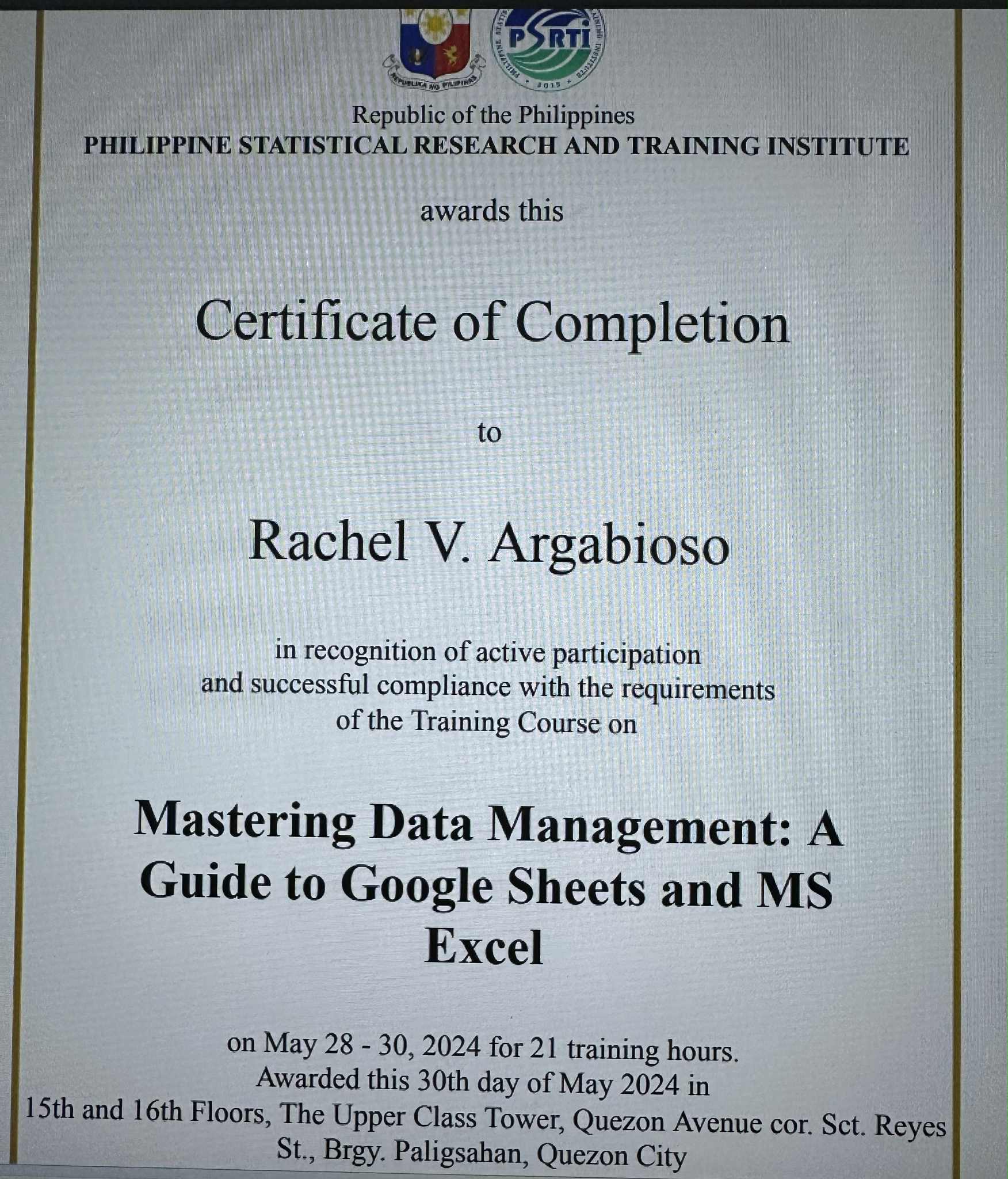 Sustainable Development Goals Seminar 5: Mastering Data Management: A Guide to Google Sheets and MS Excel