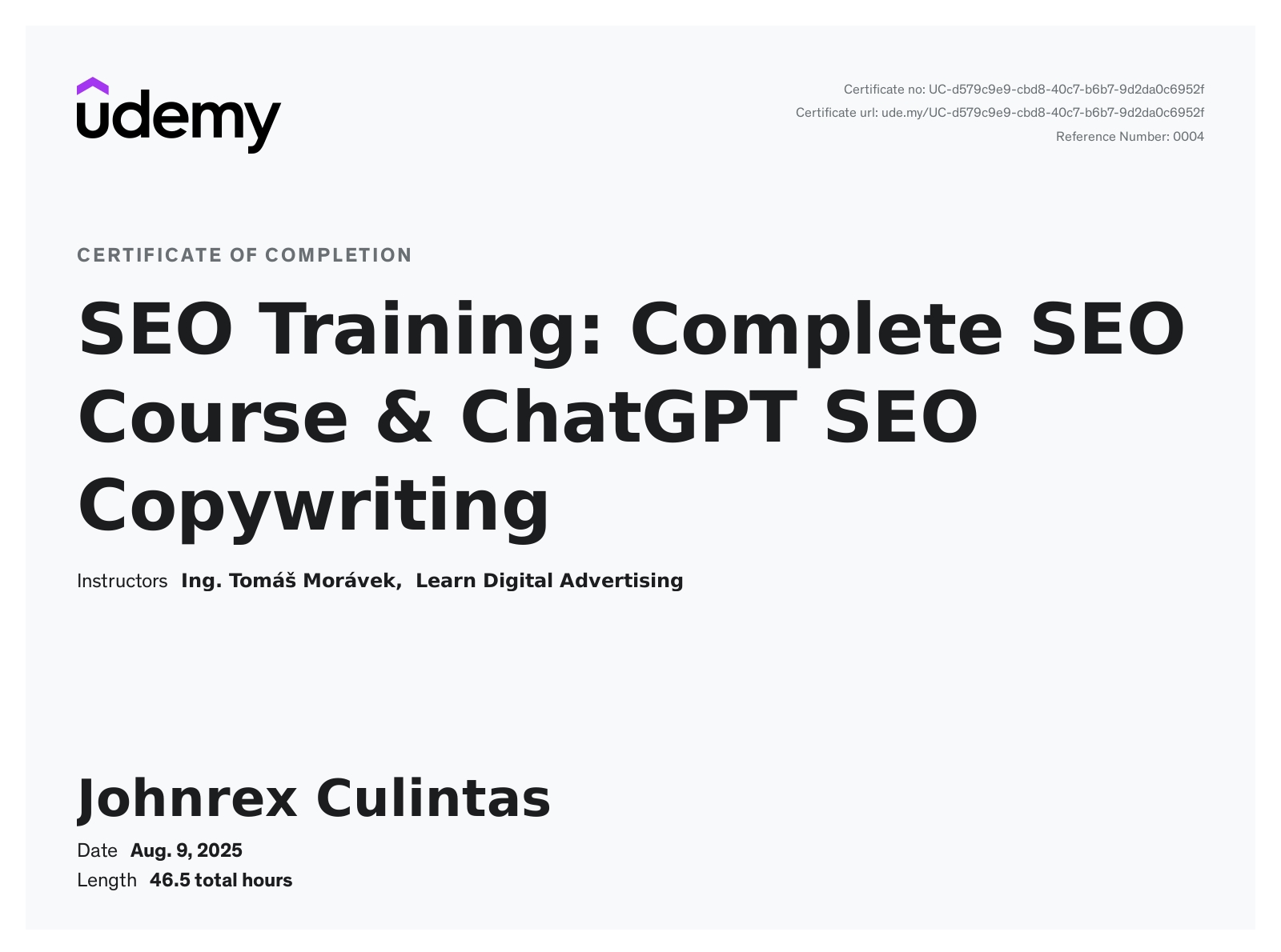 SEO Course & ChatGPT SEO copywriting