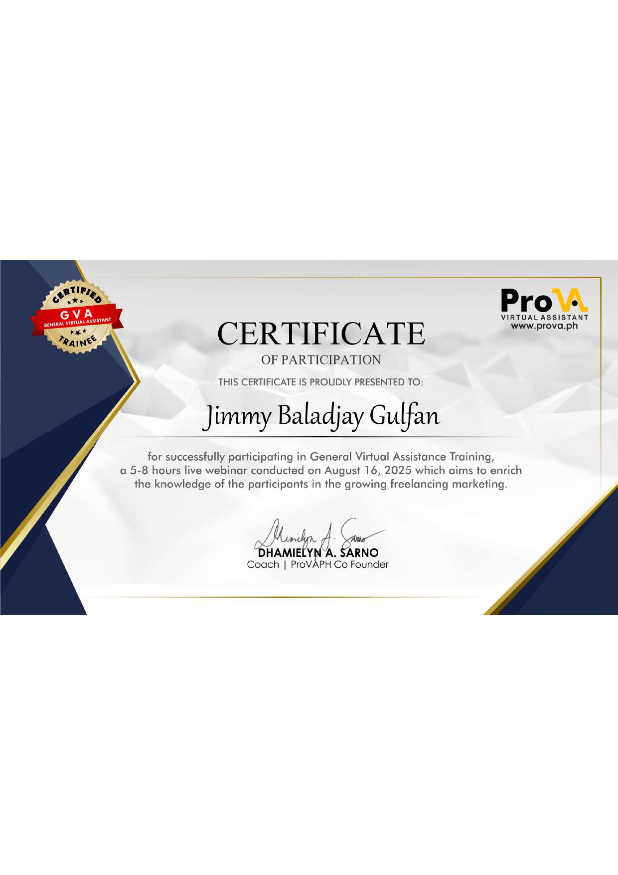 General Virtual Assistant