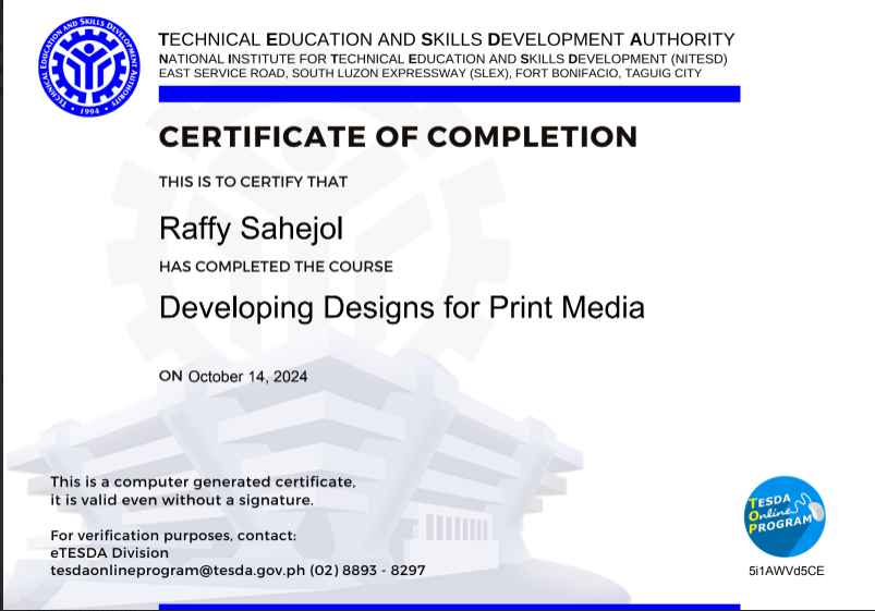Developing Designs for Print Media