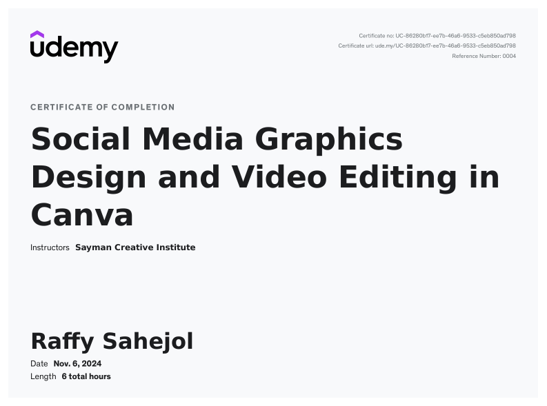 Social Media Graphics Design and Video Editing in Canva