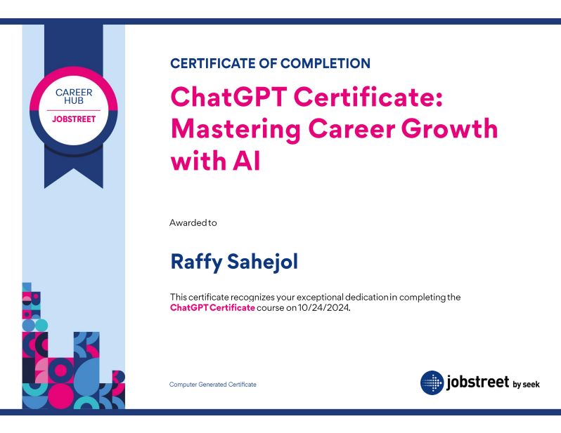 ChatGPT Certificate: Mastering Career Growth with AI