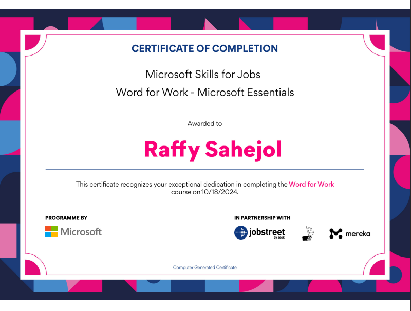 Word for Work - Microsoft Essentials