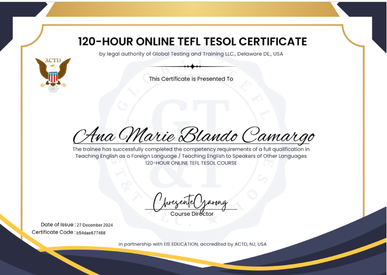 TESOL TEFL Certificate