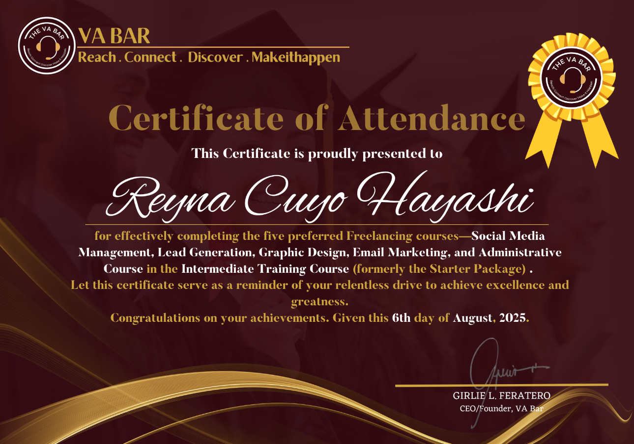 General Virtual Assistant Training - The VA Bar