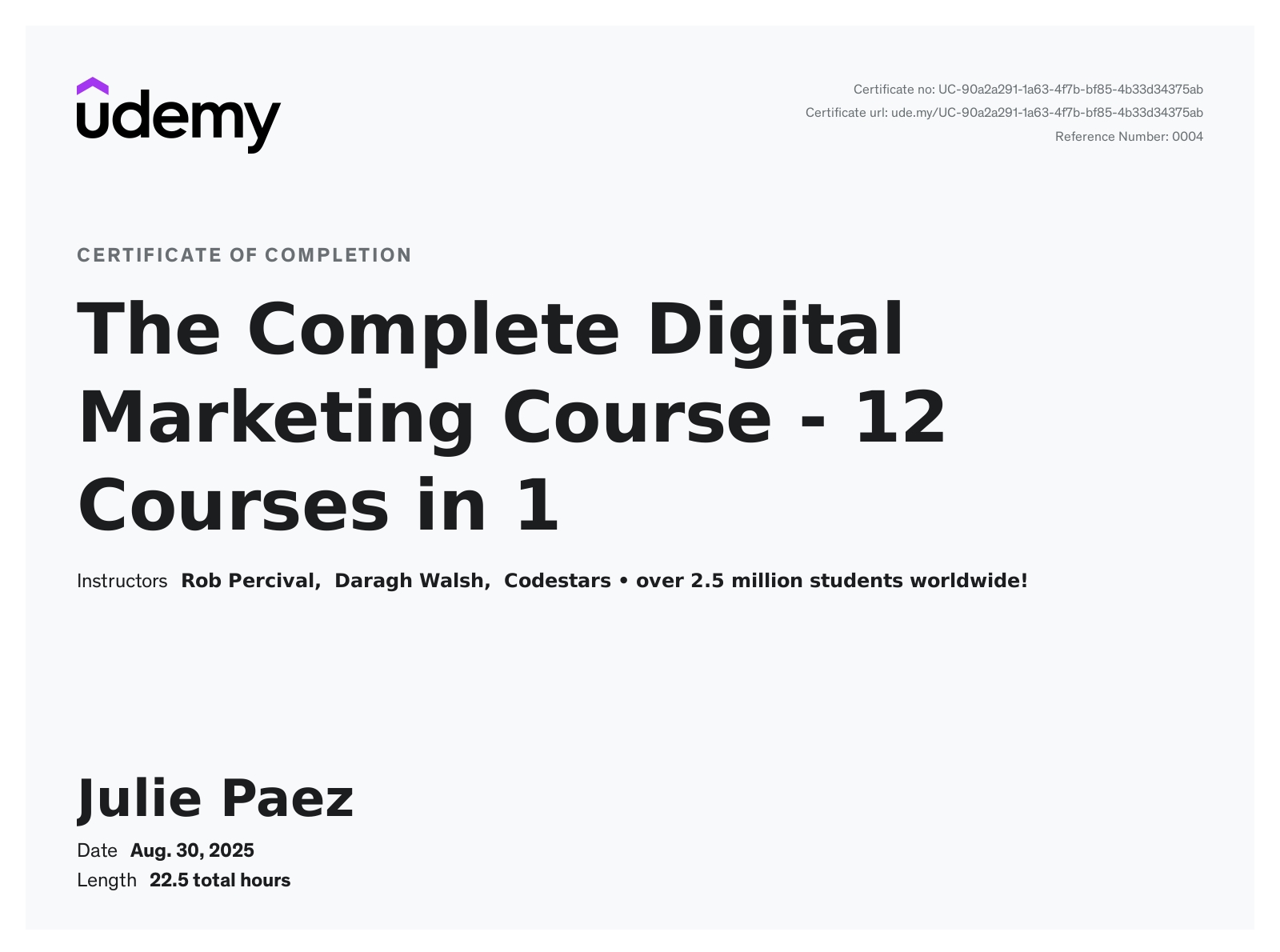 The Complete Digital Marketing Course - 12 Courses in 1