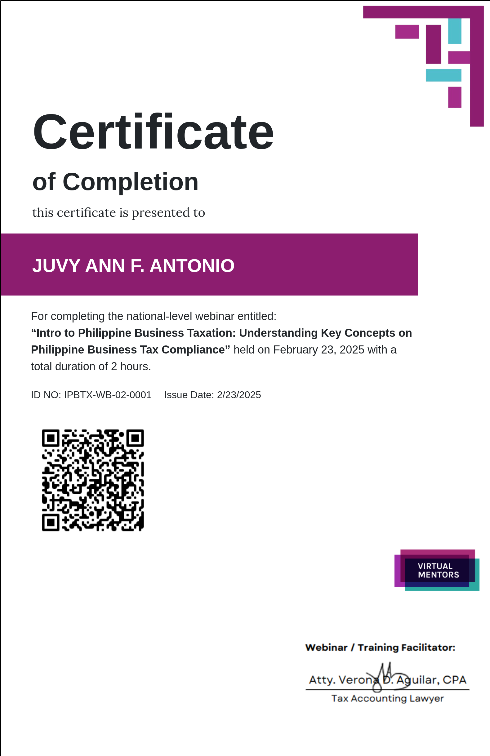 Intro to PH Business Taxation