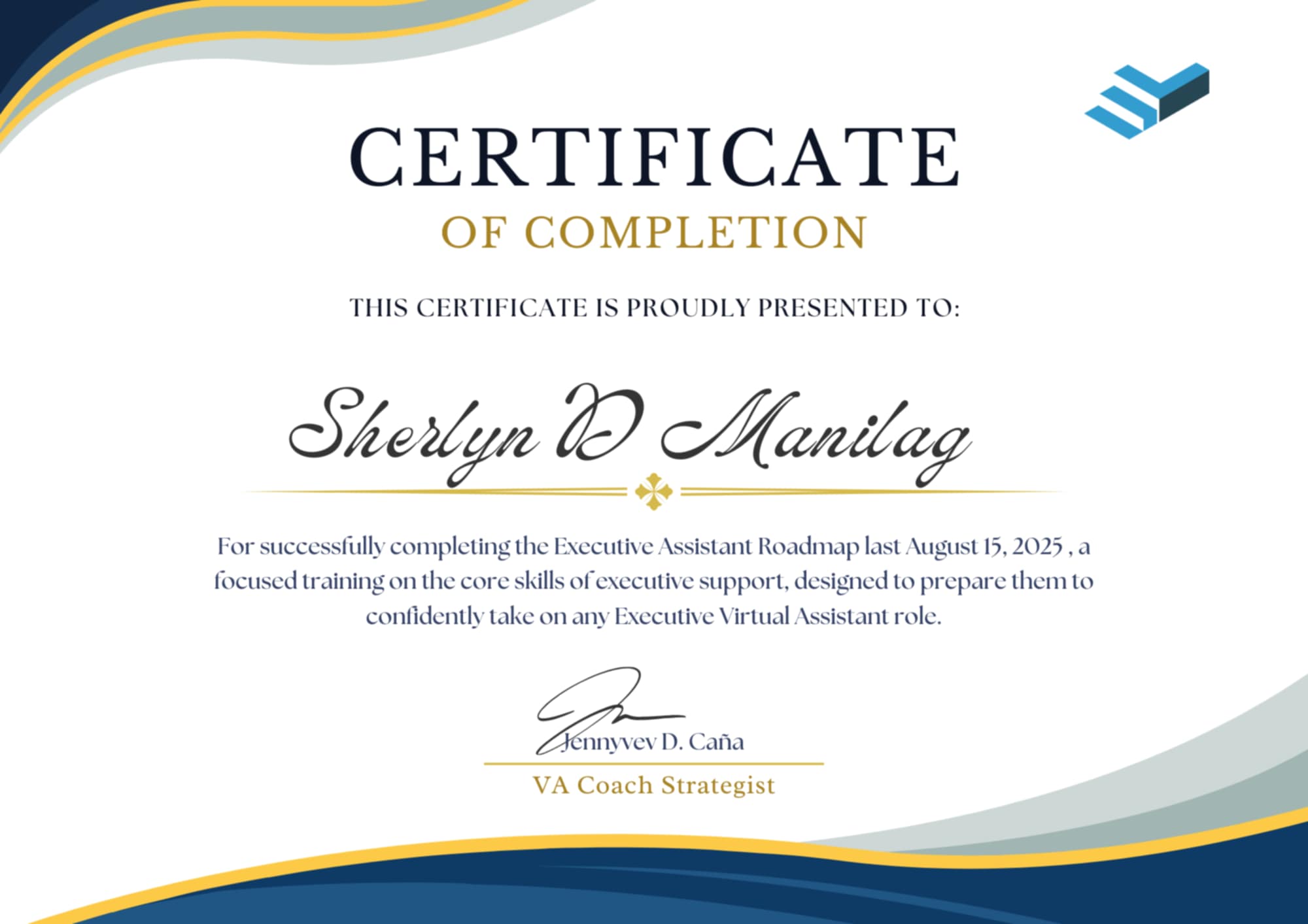 Executive Assistant Roadmap