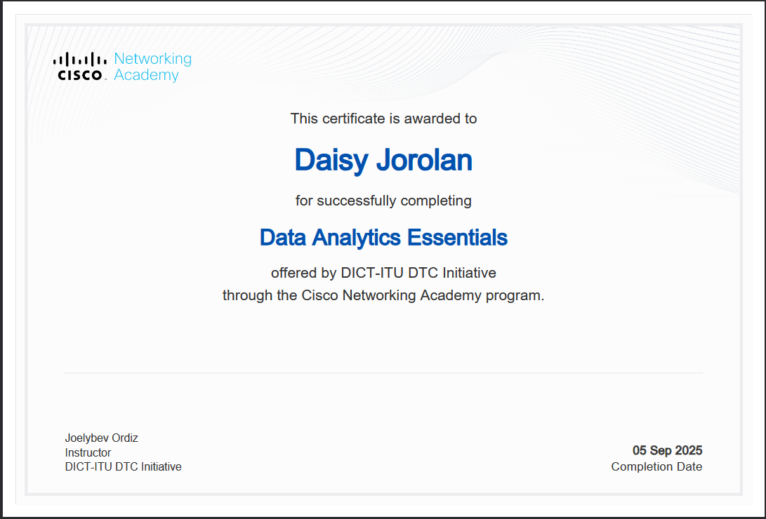 DATA ANALYTICS