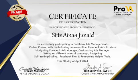 Facebook Ads Management Online Course