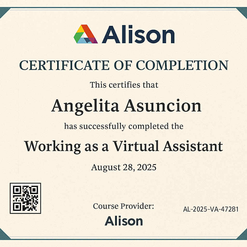 Working as Virtual Assistant