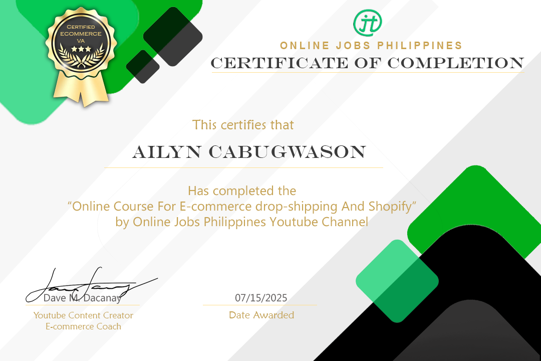 E-Commerce Drop-Shipping And Shopify