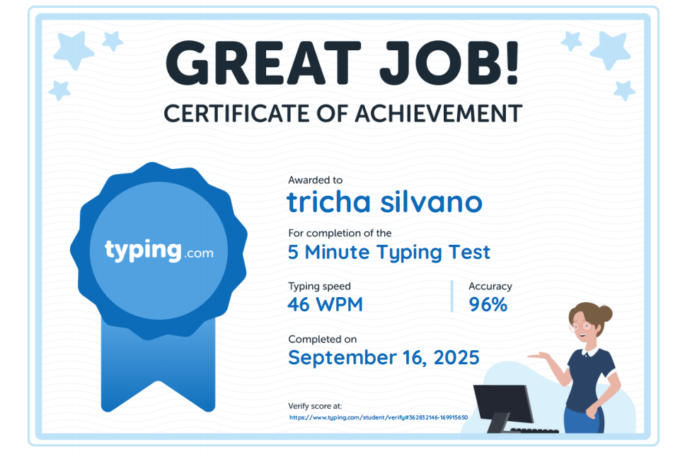 Typing test