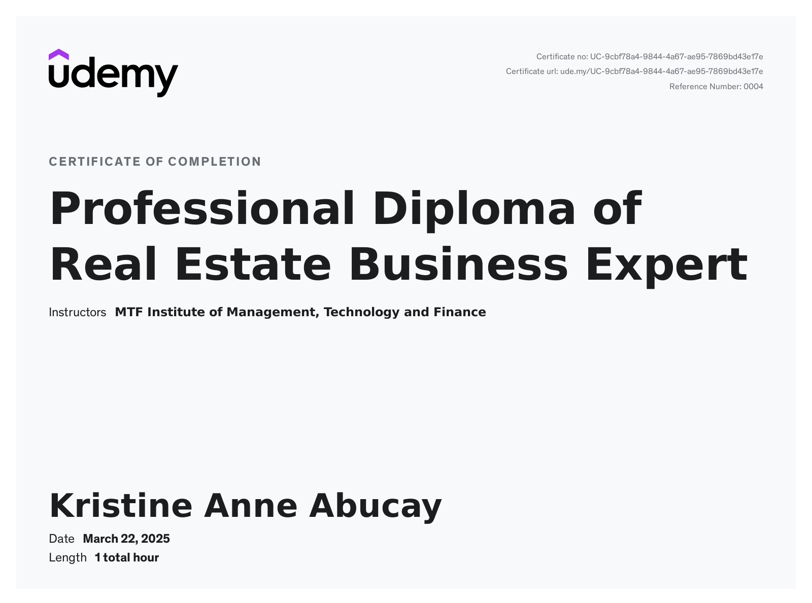 Real Estate Business