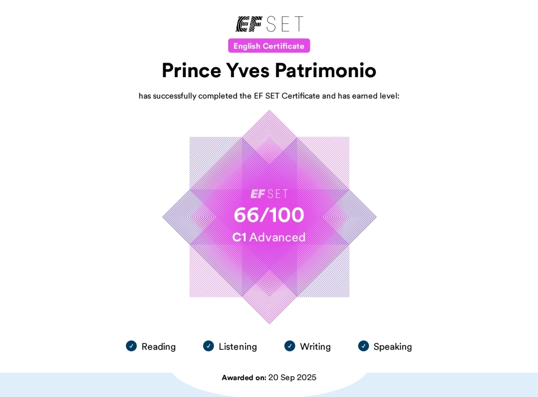 EF Set Standard English Test