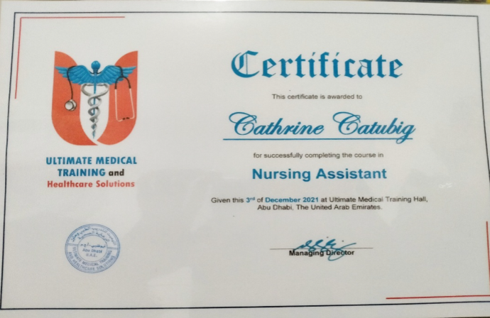 CERTIFIED NURSING ASSISTANT