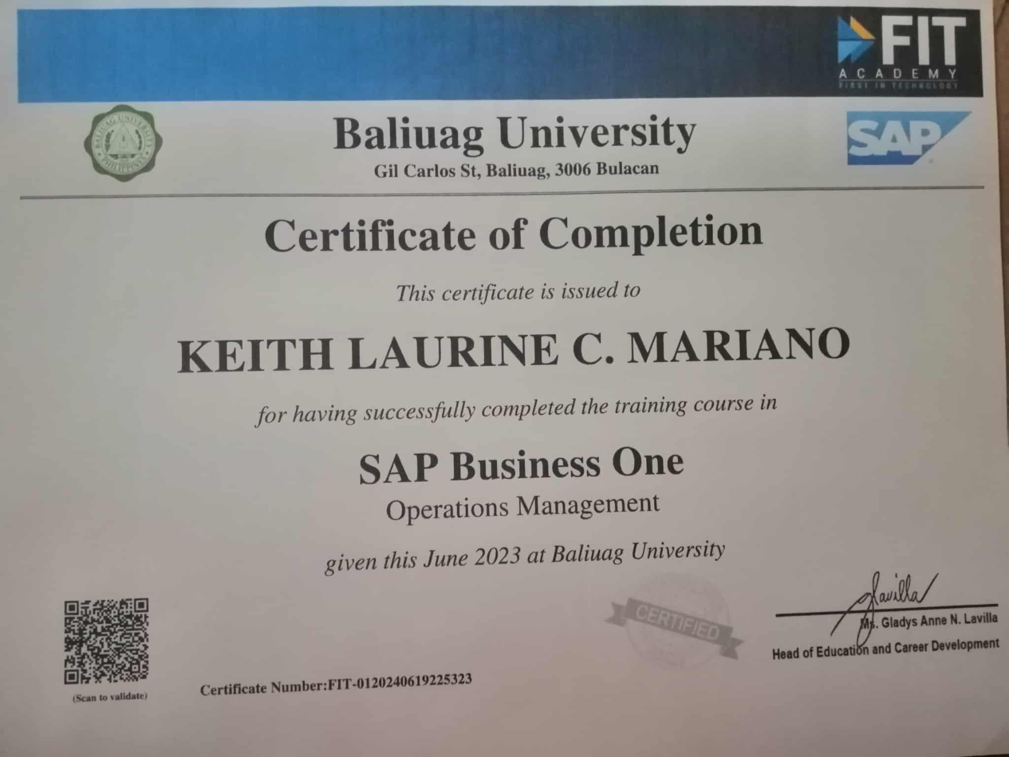 SAP Training