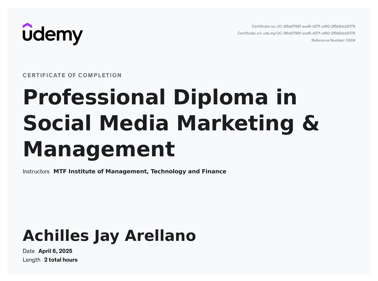 Professional Diploma in Social Media Marketing & Management