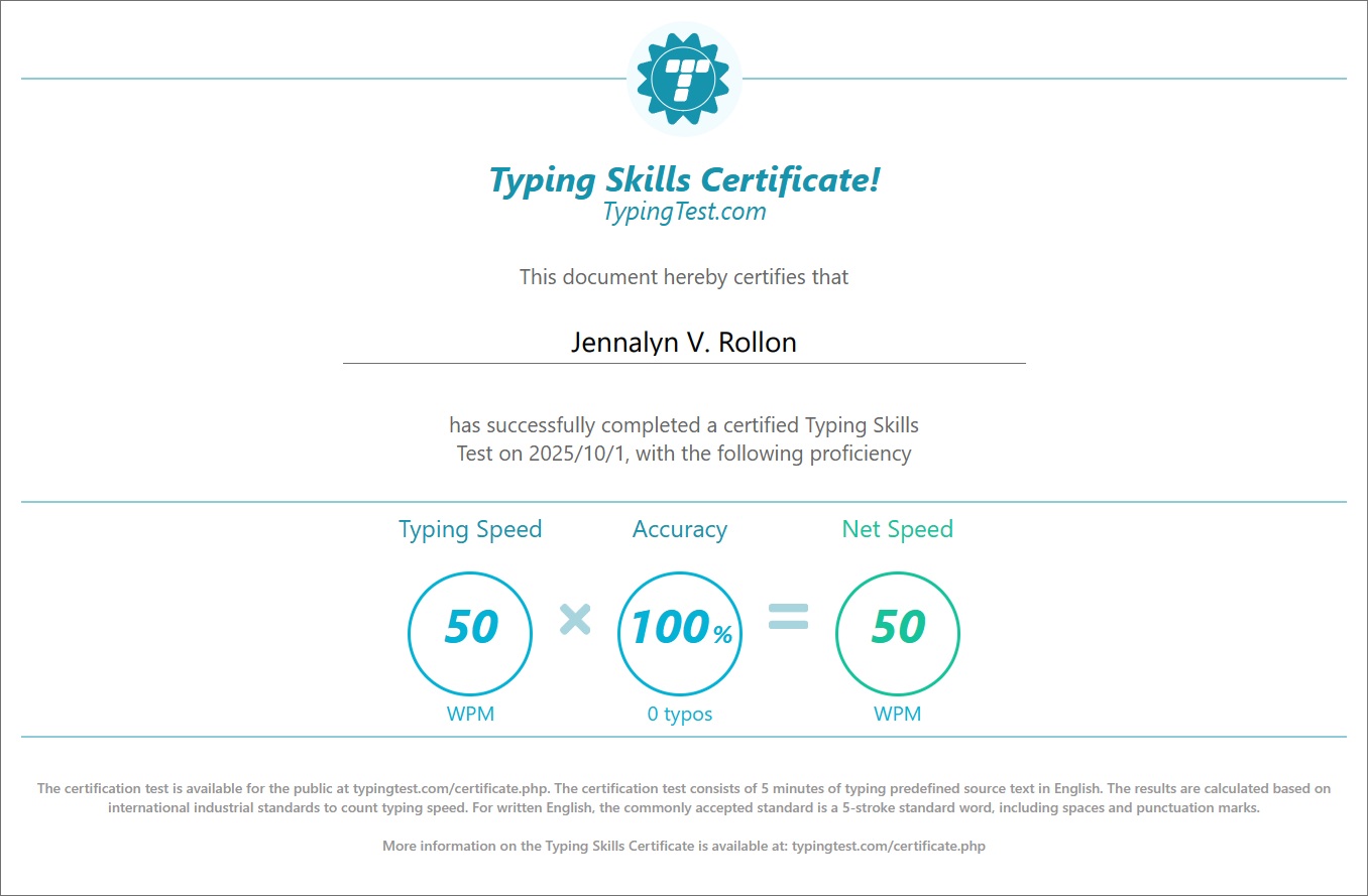 Typing Skills