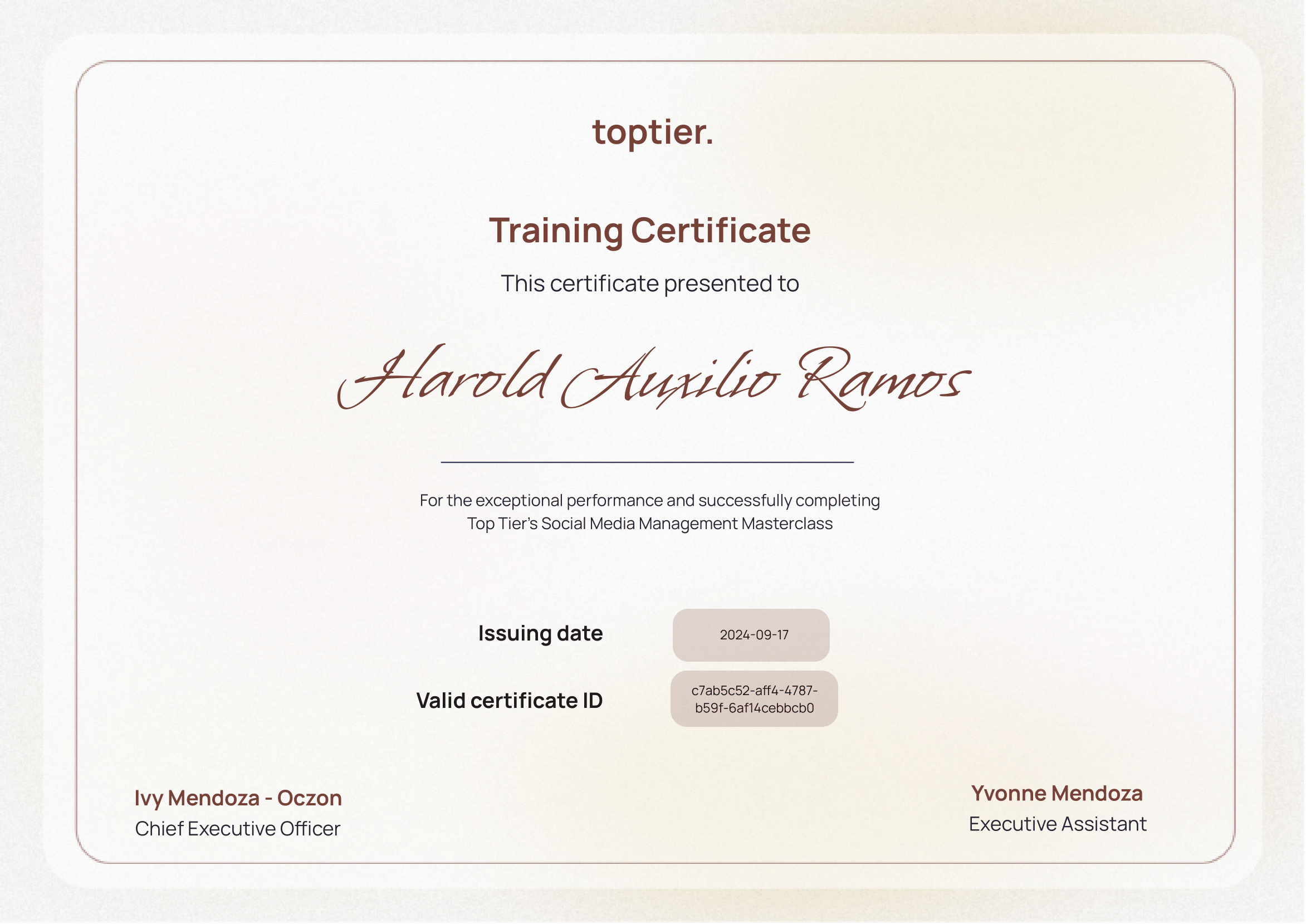 TopTier Social Media Management