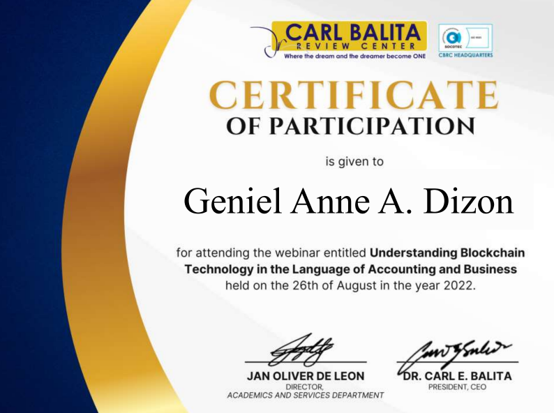 Understanding Blockchain Technology in the Language of Accounting and Business