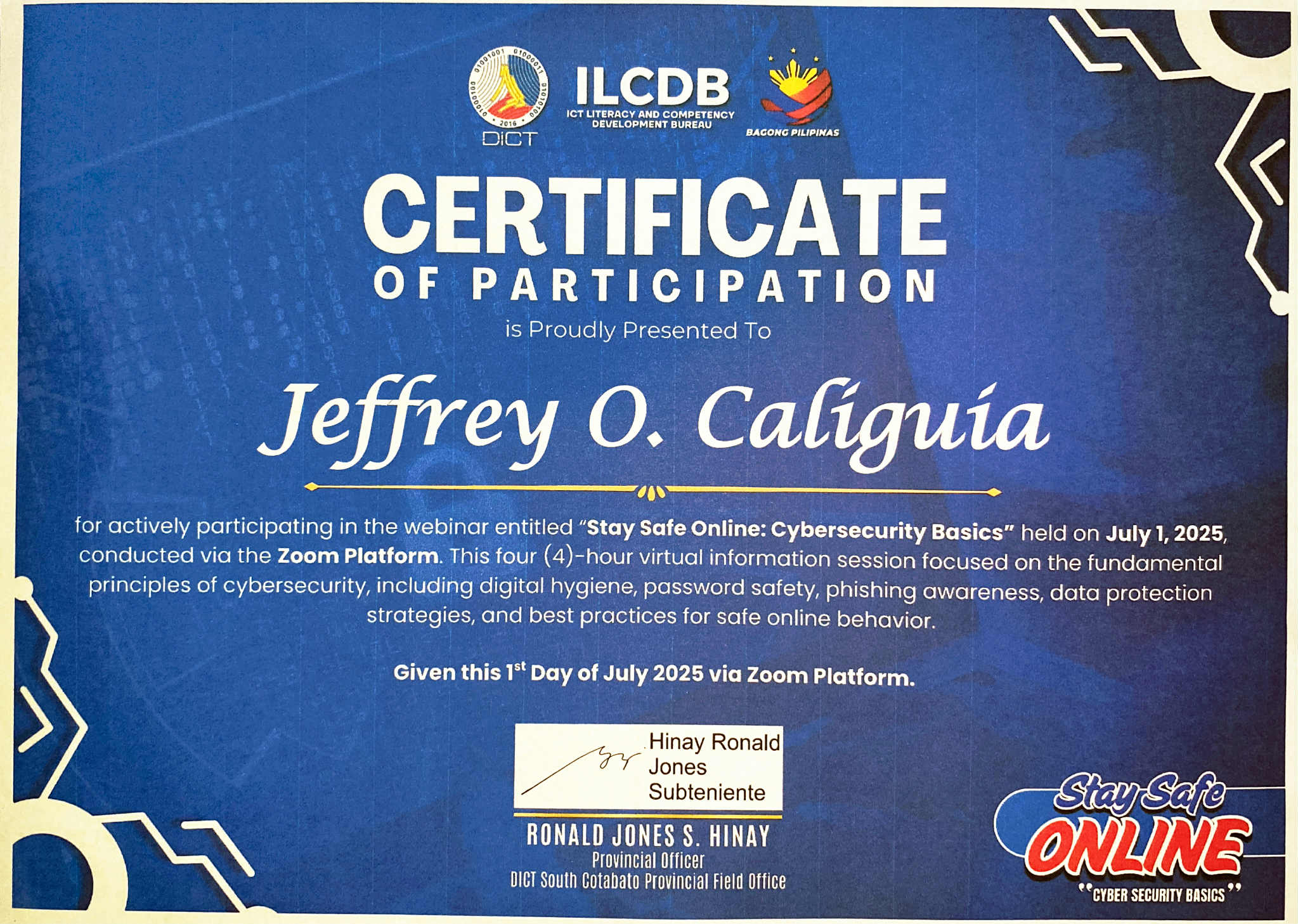 Stay Safe Online: Cybersecurity Basics