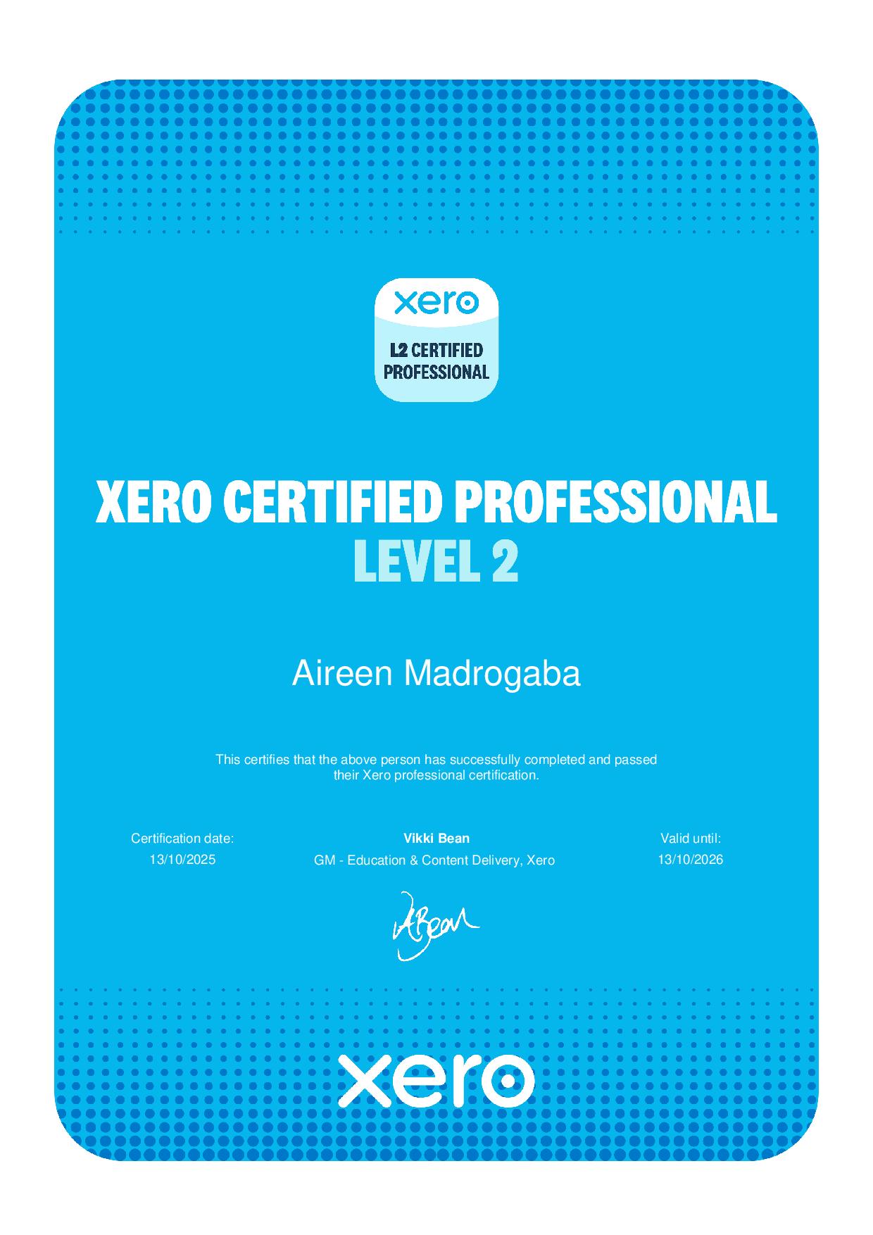 L2 Certified Professional