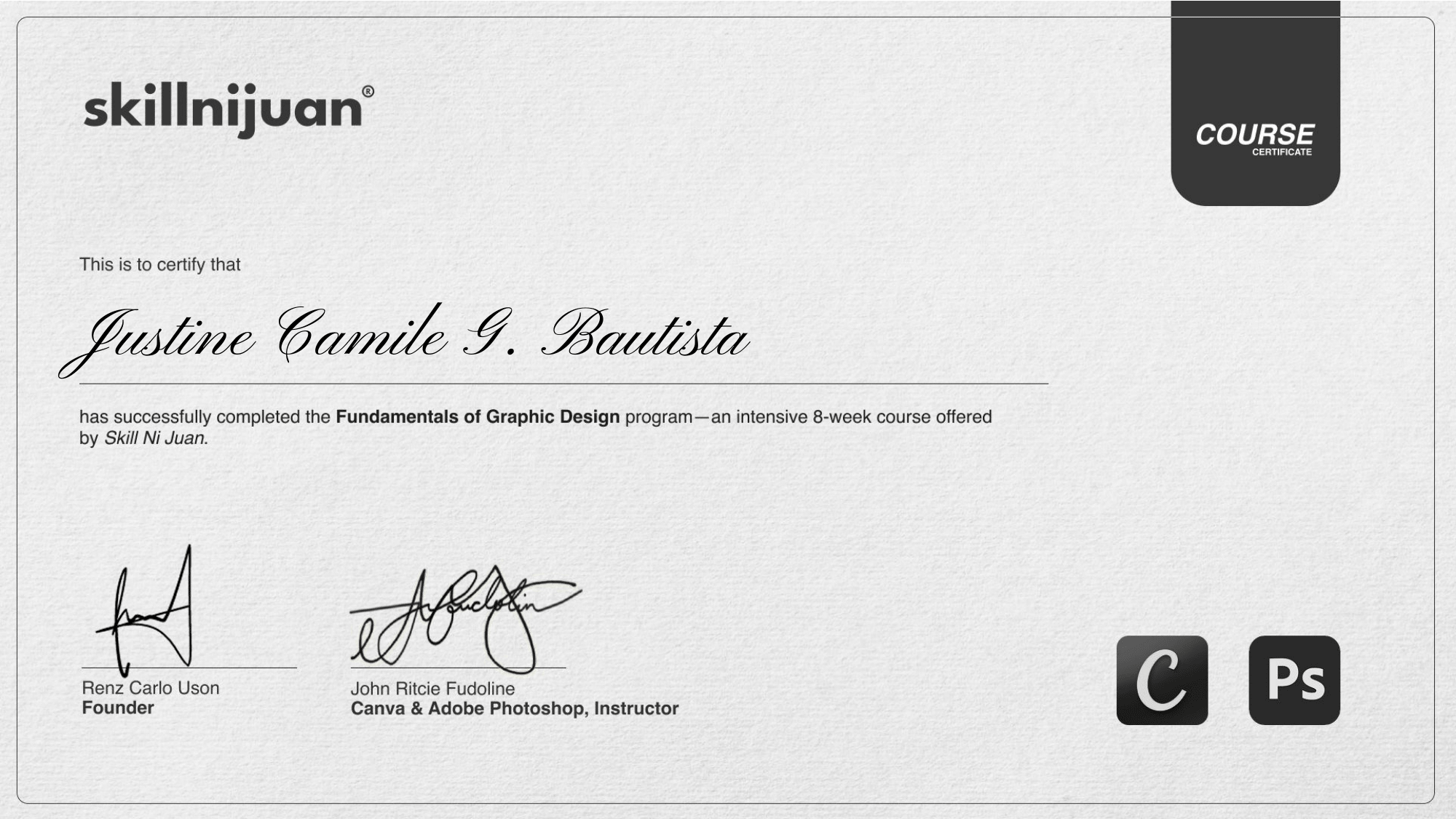 Graphic Design (Canva & Adobe Photoshop)