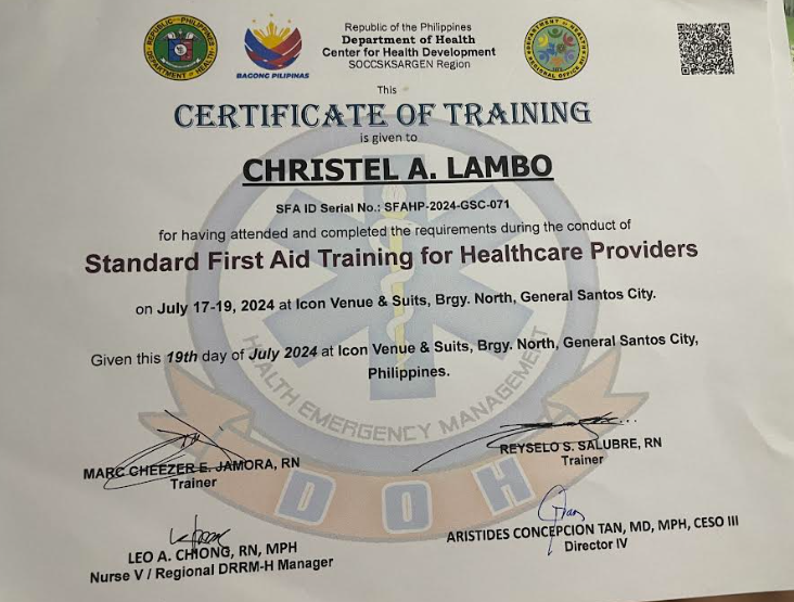 Standard First Aid Training for Healthcare Providers