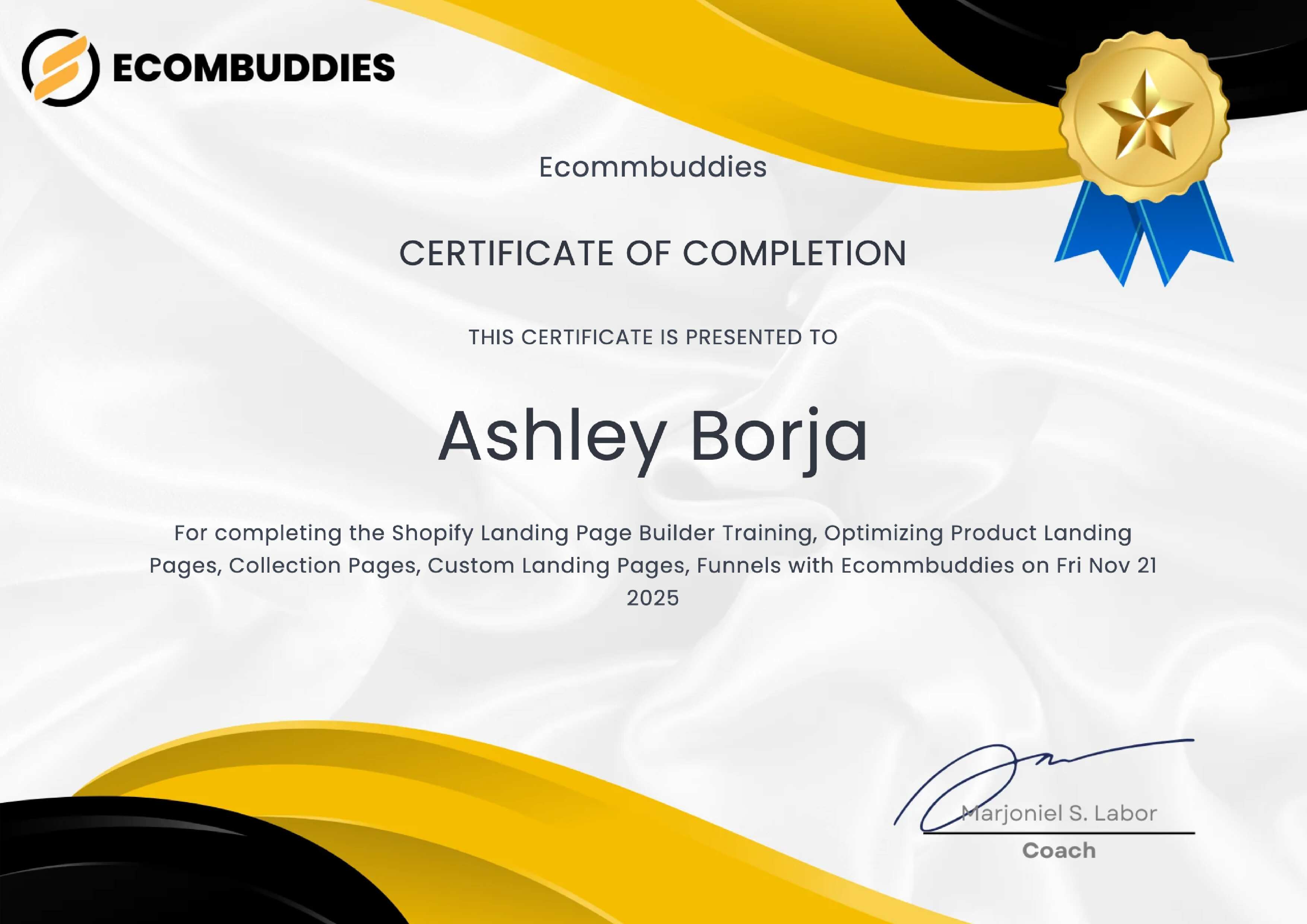 Shopify Course