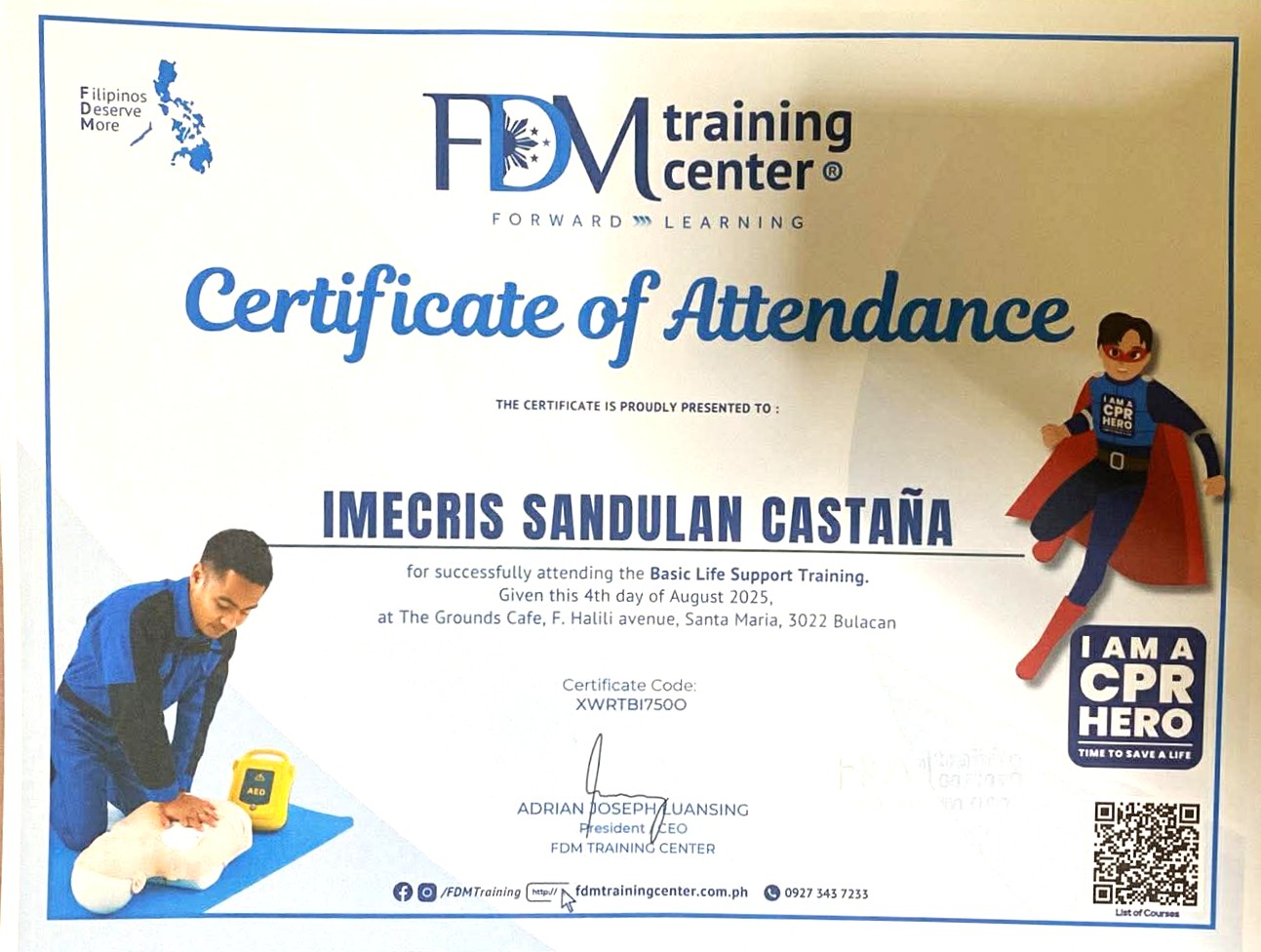 FDM Training Center (BLS)