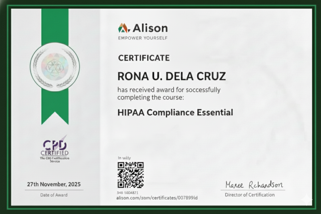 HIPPA  Compliance Essential