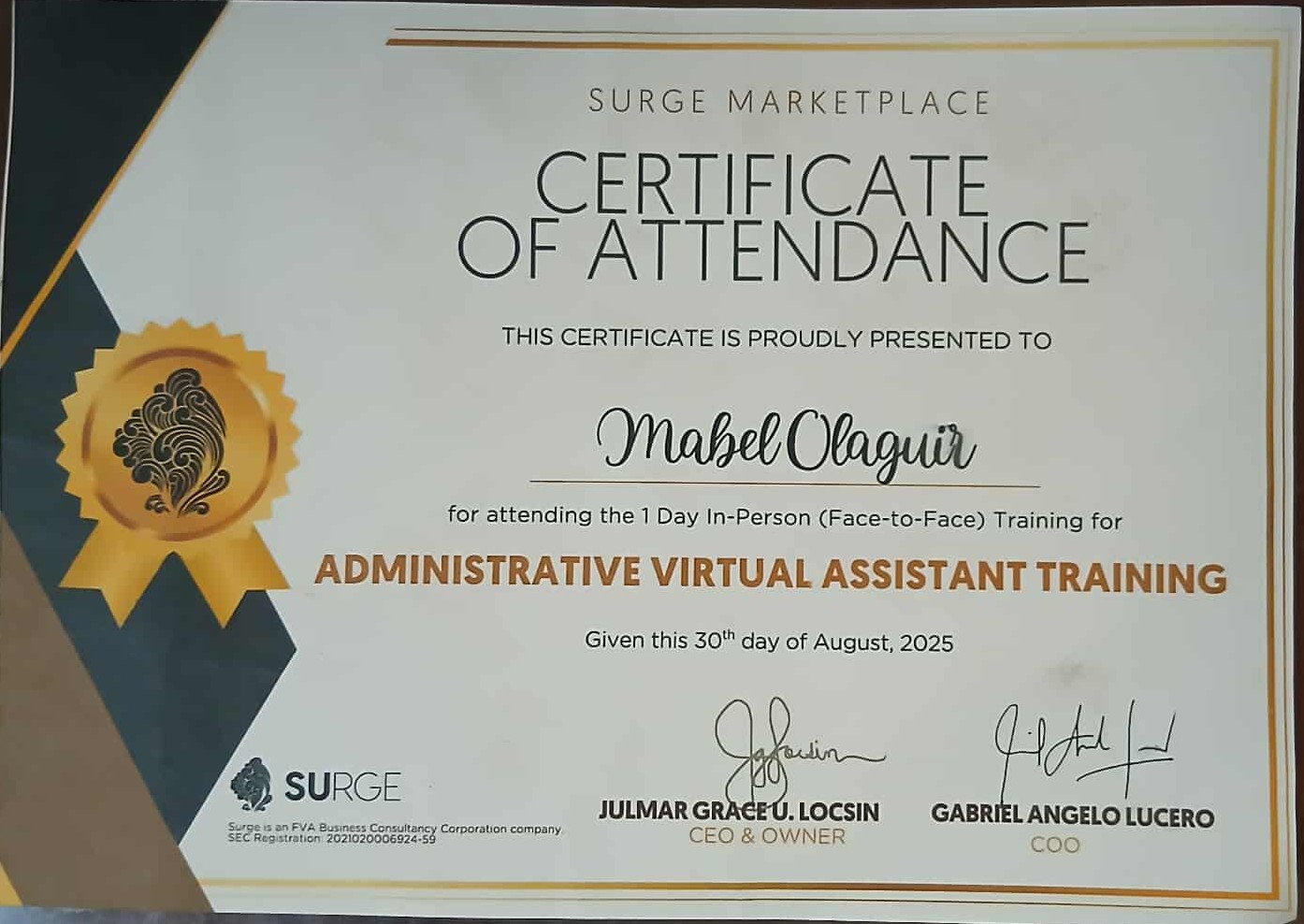 Admin Virtual Assistant