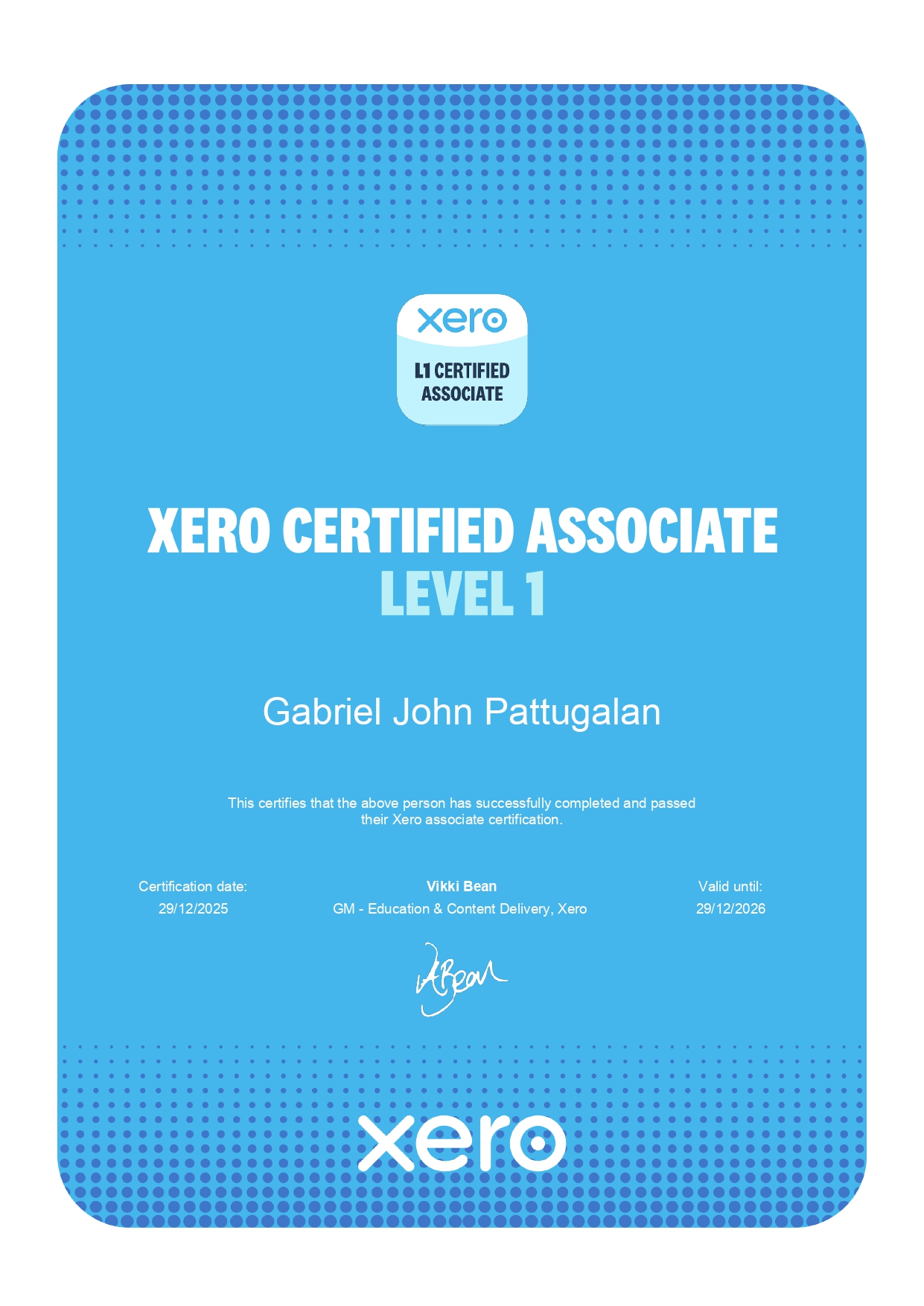 Xero Associate