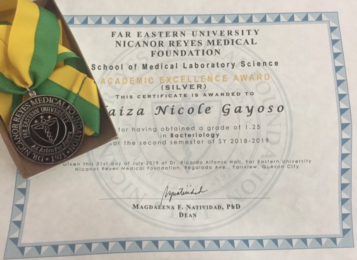 Academic Award in Bacteriology