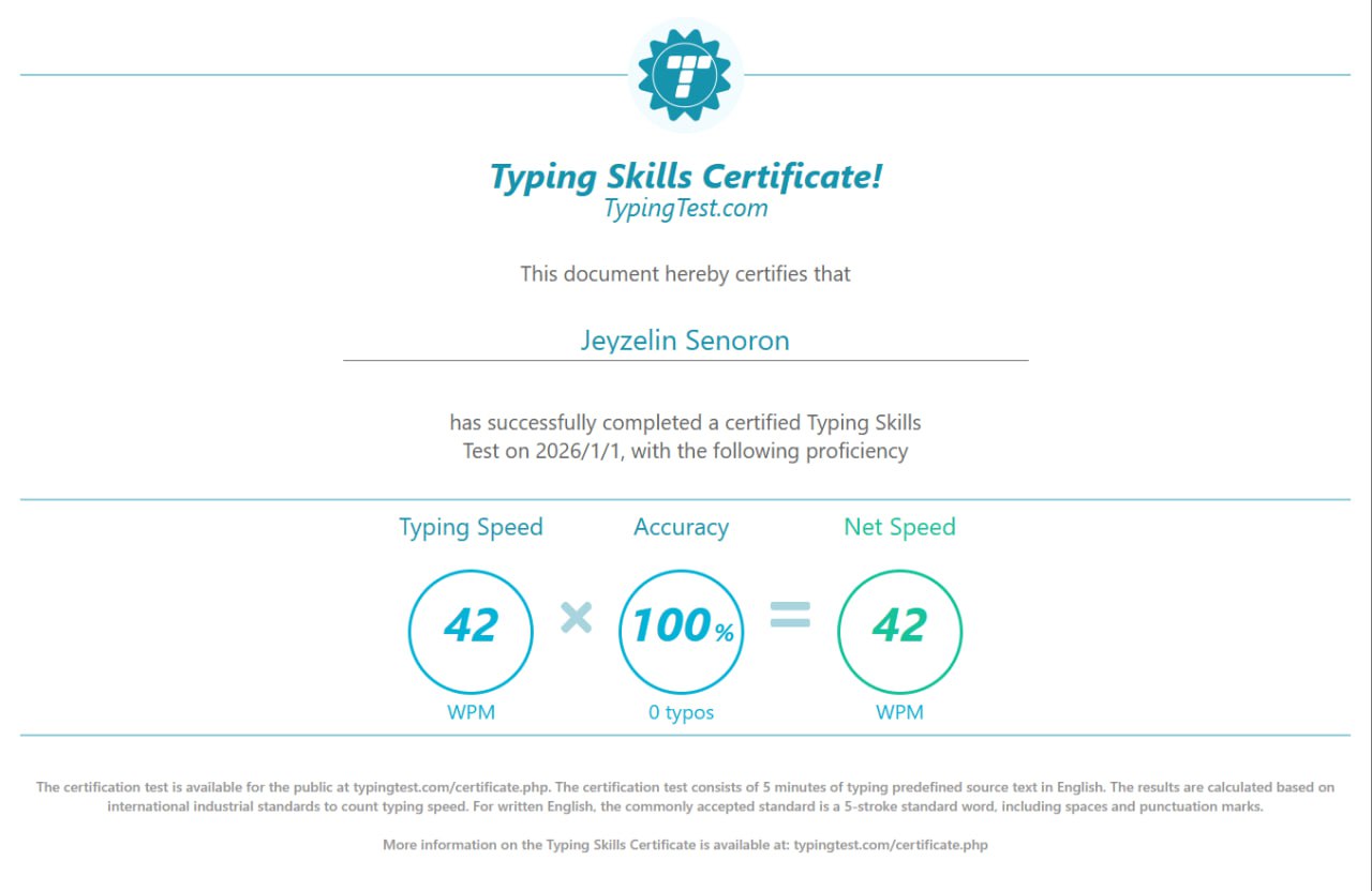 Typing Skills