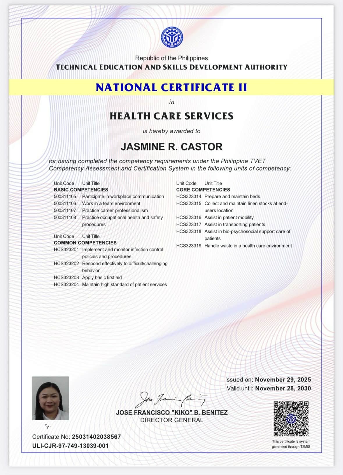 Health Care Services National Certificate II