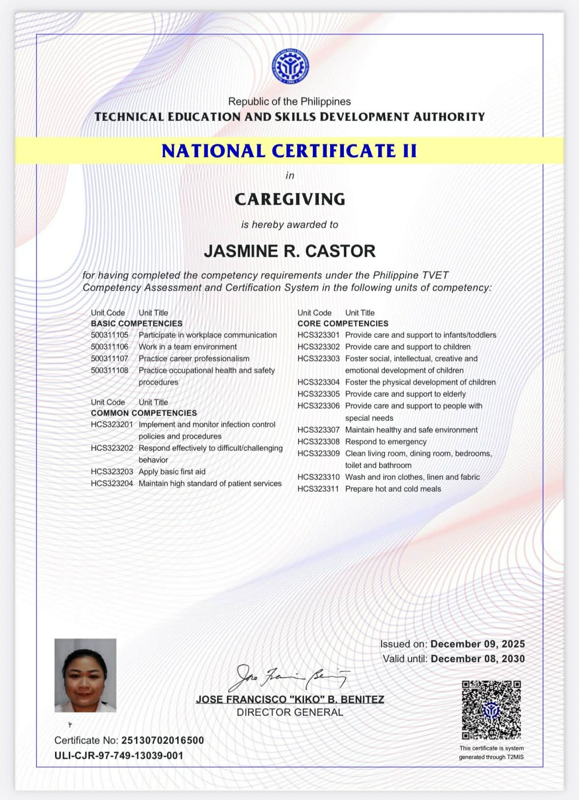 Caregiving National Certificate II