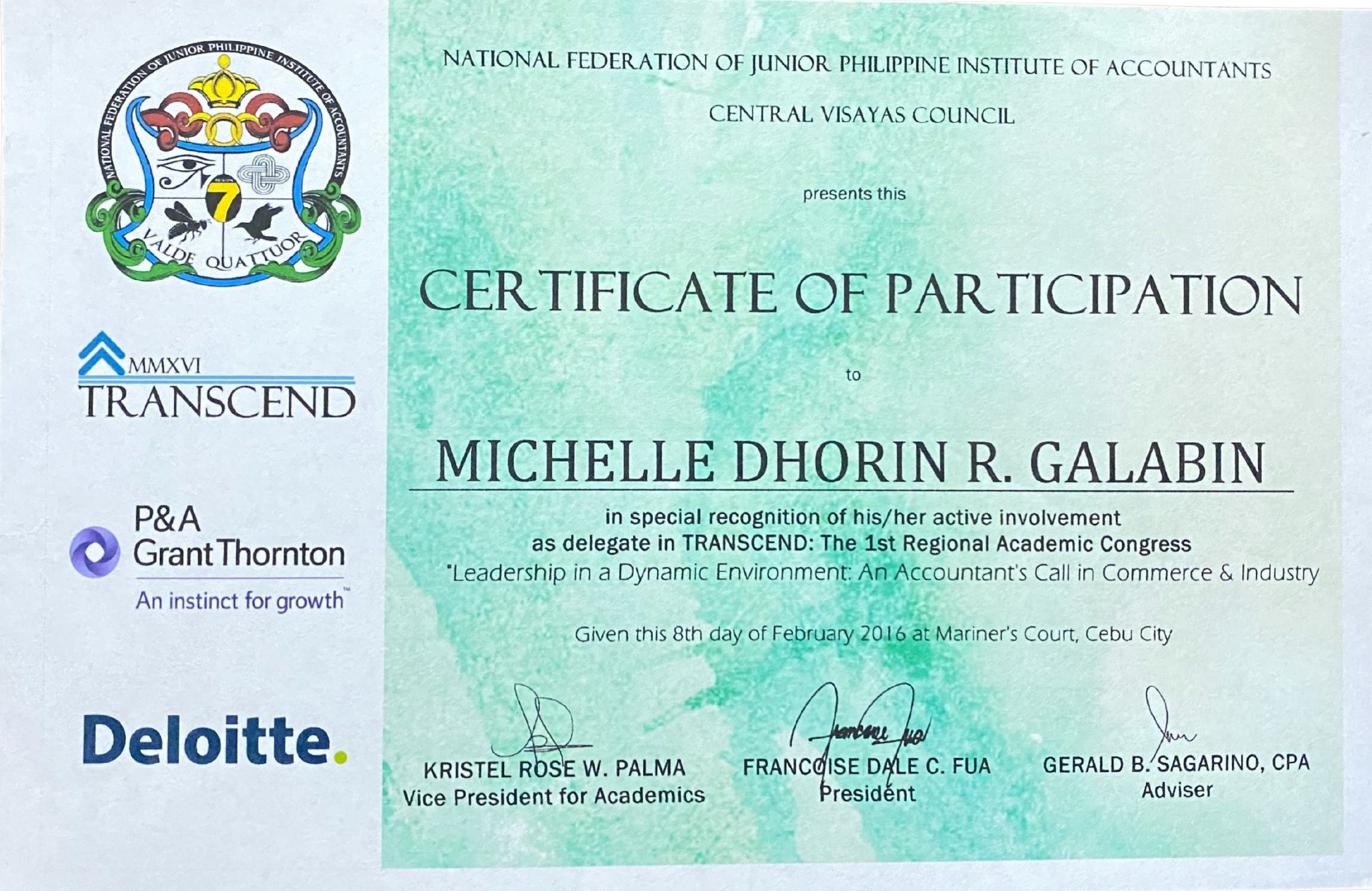 Leadership in a Dynamic Environment: An Accountant's Call in Commerce & Industry