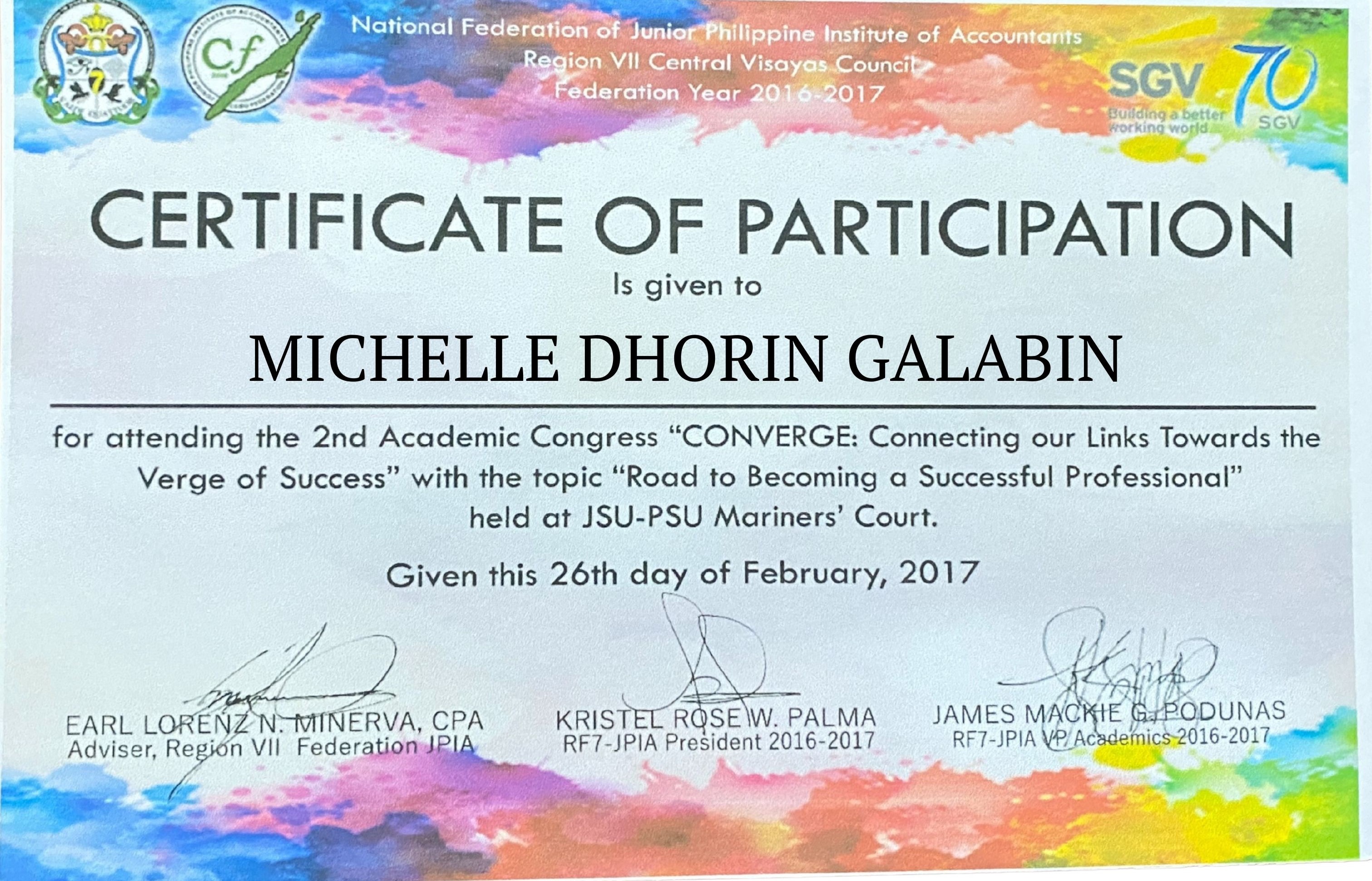 CONVERGE: Road to Becoming a Successful Professional