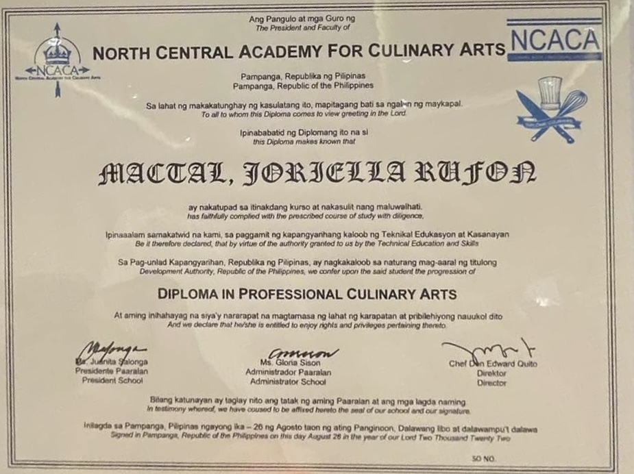 DIPLOMA IN PROFESSIONAL CULINARY ARTS