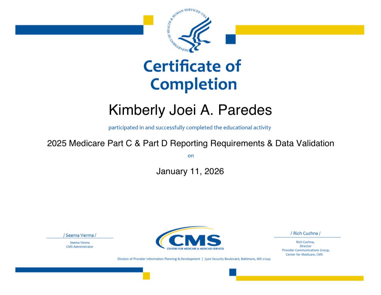 Medicare Part C & D Reporting Requirements