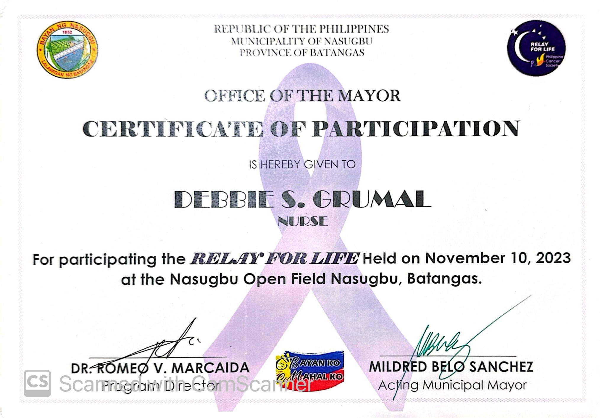 Relay for Life (Philippine Cancer Society)