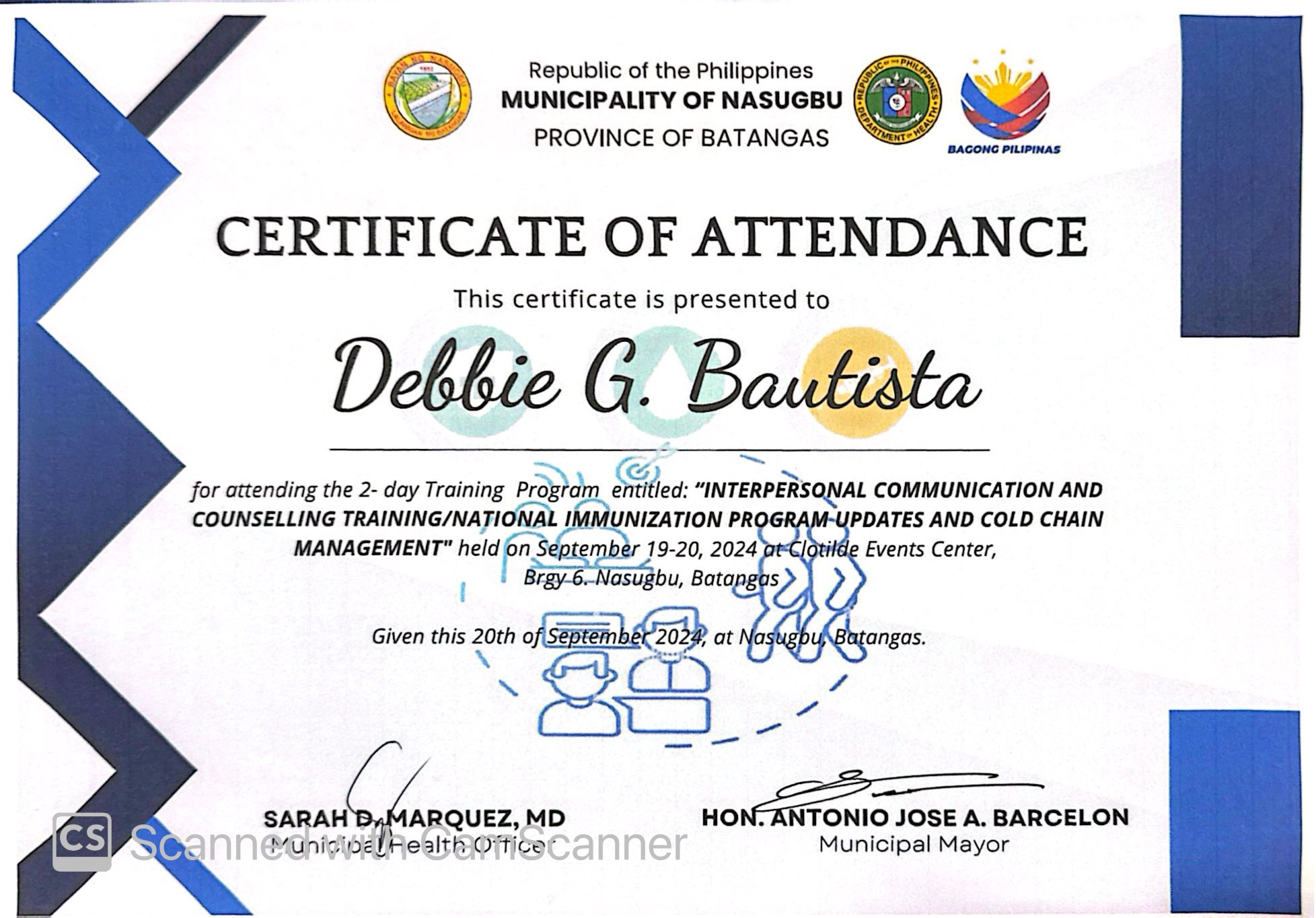 Interpersonal Communication and Counseling Training / National Immunization Program Updates and Cold Chain Management