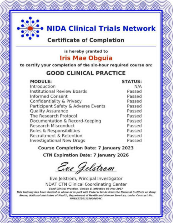 Good Clinical Practice