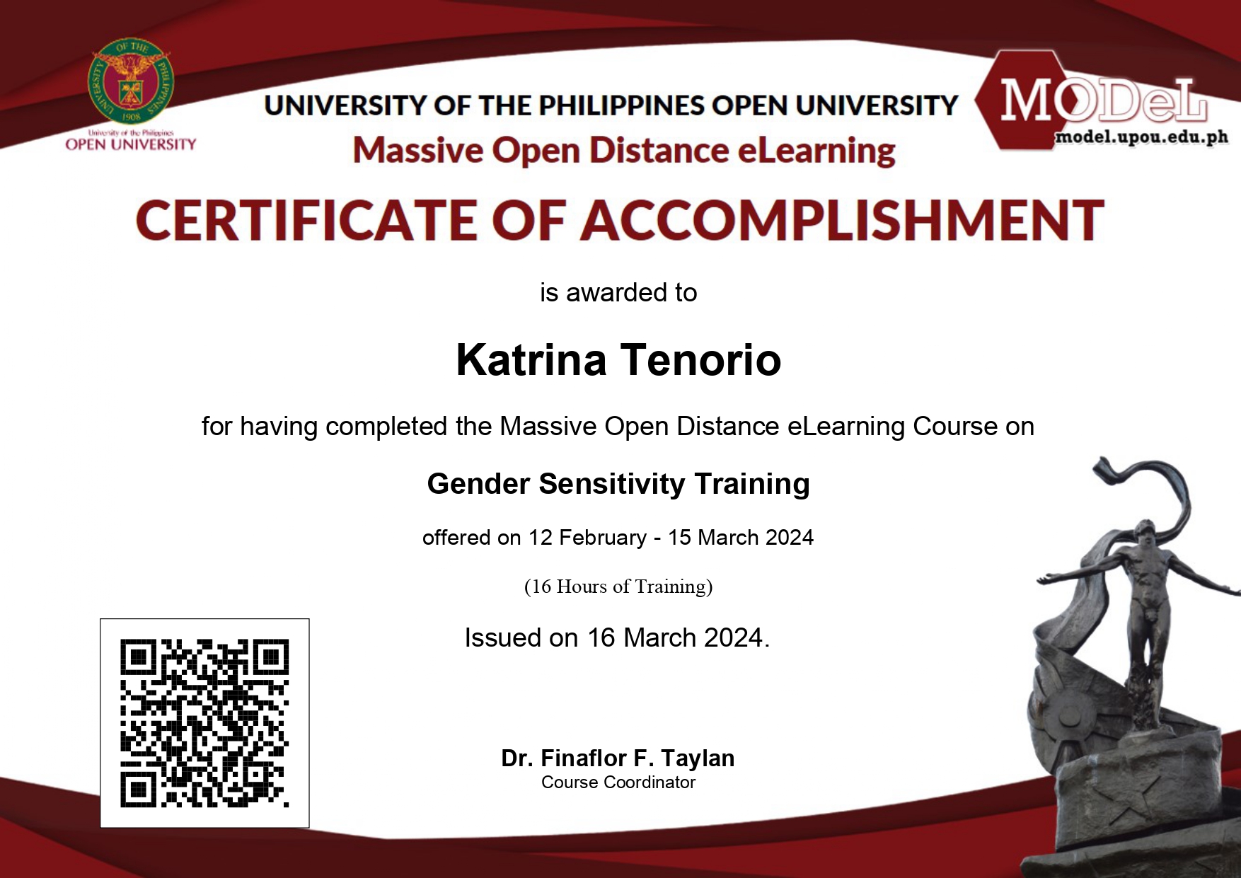 UPOU- Gender Sensitivity Training