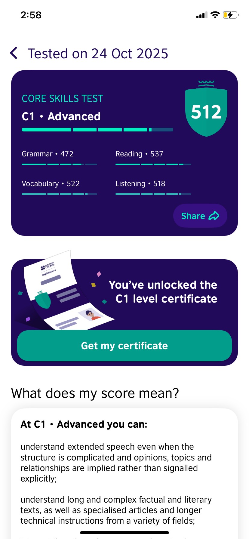 English Score Test-Online British Council