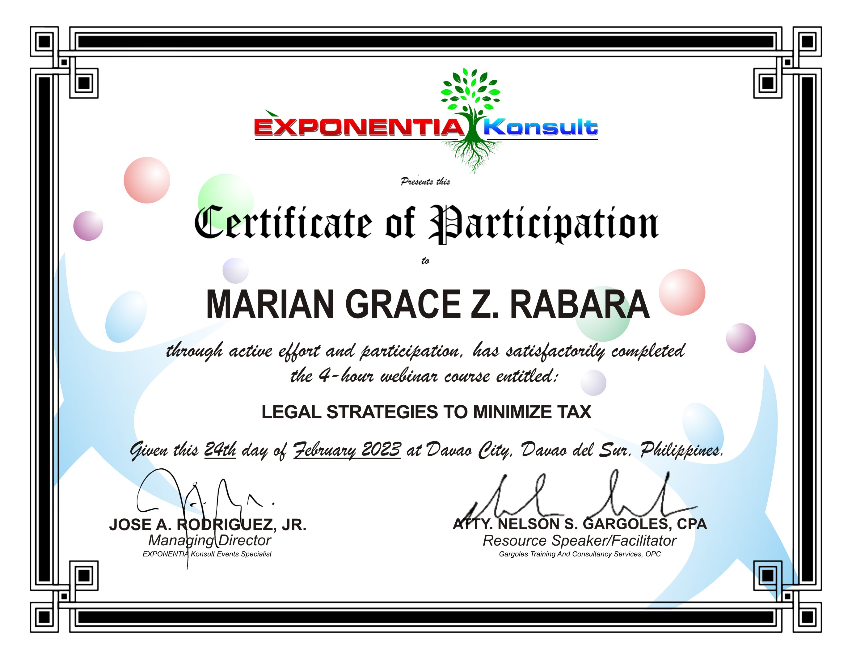 Legal Strategies to Minimize Tax Certification