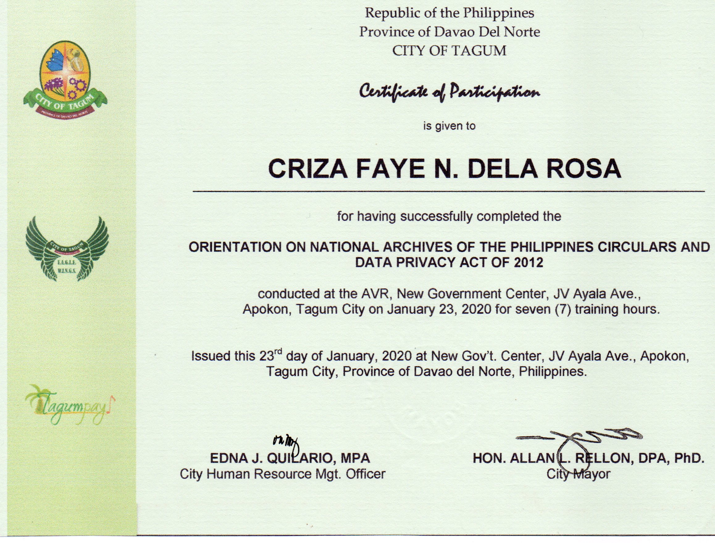 Records Handling & Data Privacy Compliance Training