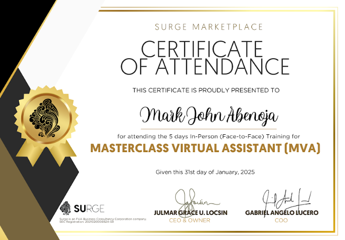 Surge Masterclass Virtual Assistant Training